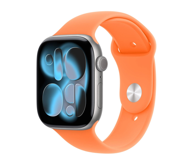 Apple Pasek sportowy 46 mm S/M klementynkowy - 1506140 - zdjęcie 2